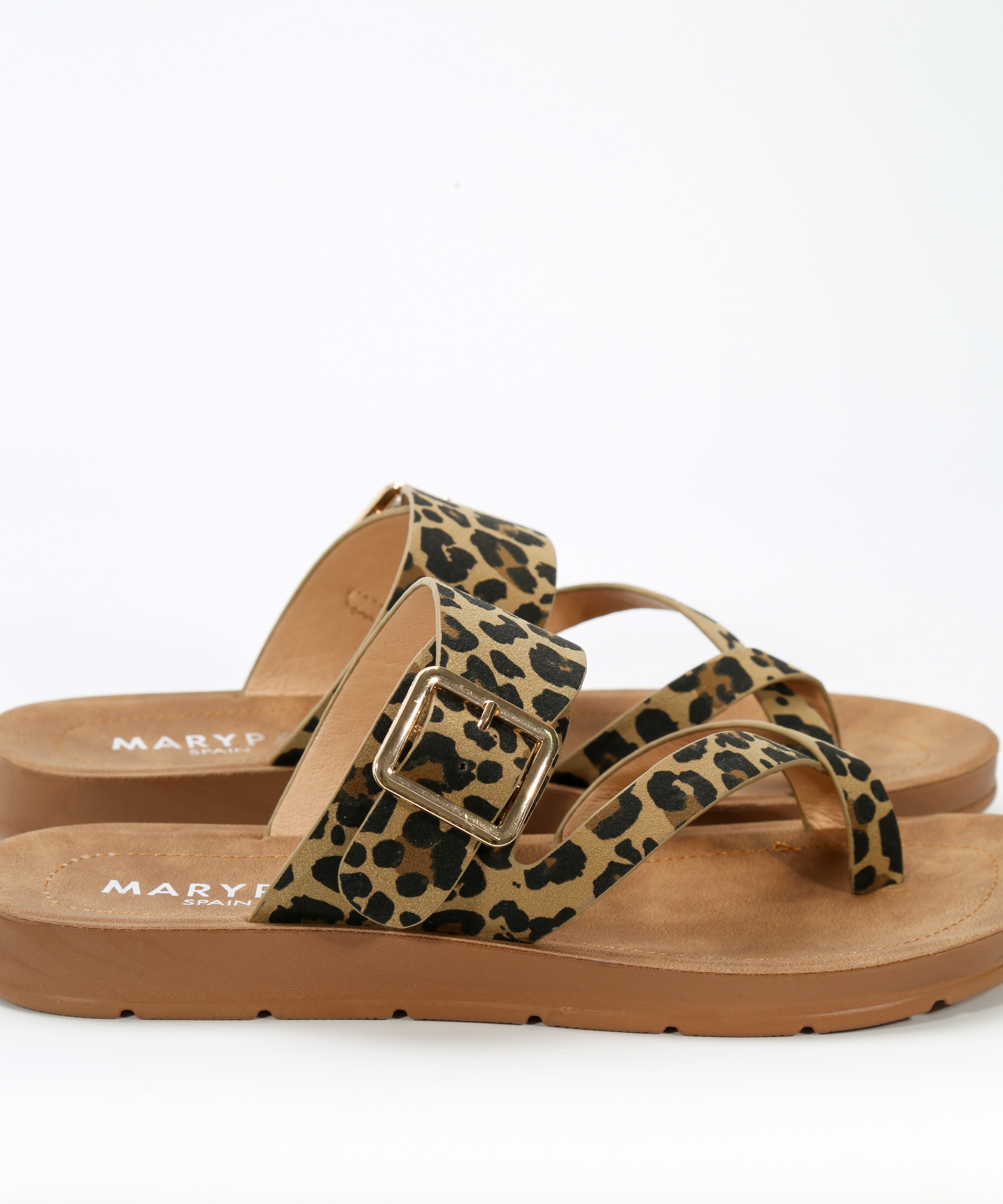 Sandalias planas animal print image number null